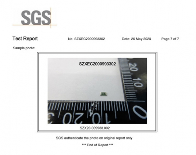 一次性保險(xiǎn)絲SGS認(rèn)證